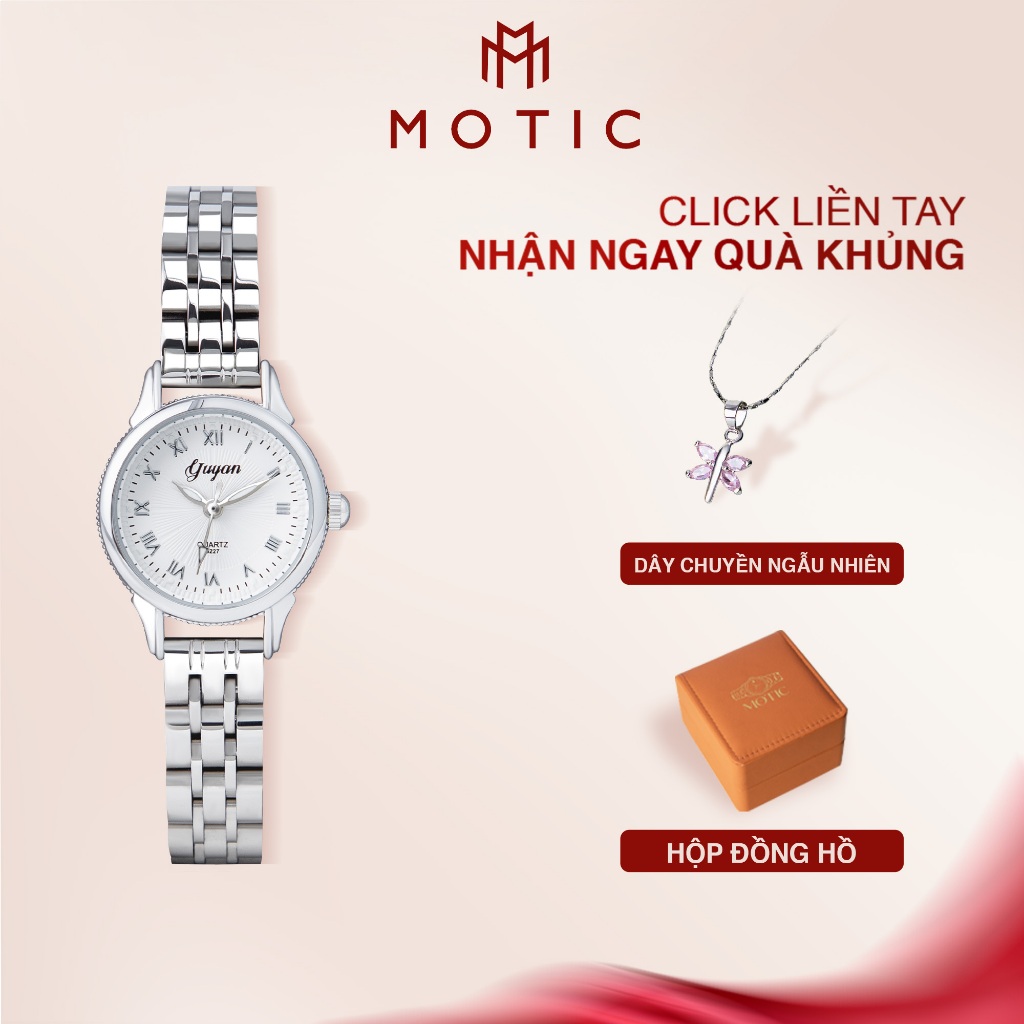 Đồng Hồ Nữ Yuyan 5227L Dây Kim Loại Sang Trọng Cuốn Hút | MOTIC