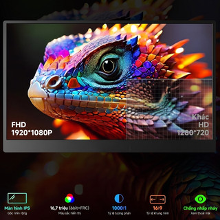 Màn Hình Di Động 15.6" Full HD Màn Hình Phụ Màn Hình Chơi Game Hỗ Trợ Type-c & HDMI