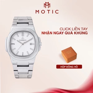 Đồng Hồ Nam Oshrzo 6404G Dây Kim Loại Mặt Tròn Thời Trang Lịch Lãm Sang Trọng | MOTIC