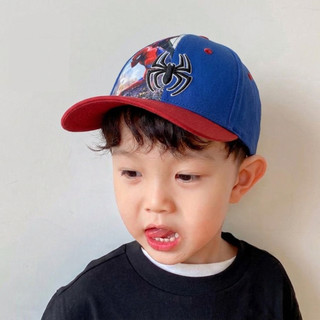 Mũ bé trai 1-5 tuổi HAZIN Snapback thêu hình siêu nhân nhện SPIDER MAN phối màu cho bé đi học đi chơi