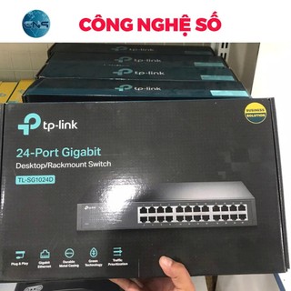 Bộ Chia Tín Hiệu Switch 24 cổng Gigabit TP-LINK TL-SG1024D - BẢO HÀNH CHÍNH HÃNG 2 NĂM