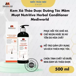 Kem Xả Thảo Dược Dưỡng Tóc Nutritive Herbal Conditioner Mediworld 500ml