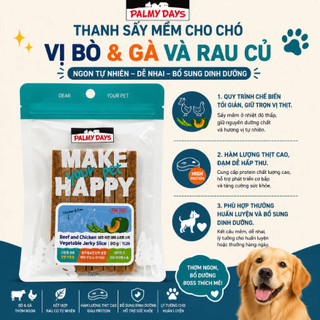 Palmy Days snack gặm ăn vặt cho chó | xương tạ | xương nơ | que thịt | viên thịt | que phô mai Hàn Quốc