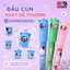 Bút Gel Xóa Được M&G 52R4 0.5mm – Bút Nước Xóa Cho Học Sinh Thân 4 Màu Nắp Hình Đầu Chó Xoay Được