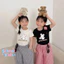 Áo Croptop Bé Gái Hình Thỏ Cute Buddy Chất Cotton Lạnh Mềm Mại Xinh Xắn