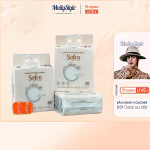 K30_ [SVIP] Khăn Khô Đa Năng Cao Cấp SOFCO 100% Cotton Siêu Dai, An Toàn Cho Người Sử Dụng (156 tờ/gói)