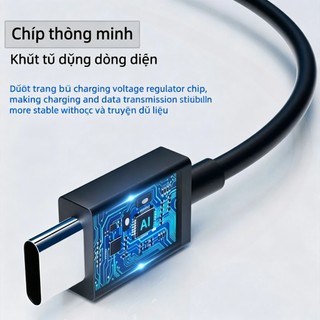 Cáp sạc siêu bền Samsung 45W 5A C-C, tương thích với S26 Ultra, S25 Ultra, S24, S23, S22, S21, Z, Fold6, A56 và A36.