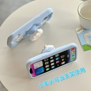 Ốp lưng iphone Cừu có giá đỡ hot trend Cho 6plus/7plus/x/xs/xsm/11/12/13/14/15/16/pro/plus/promax RABBI SLC