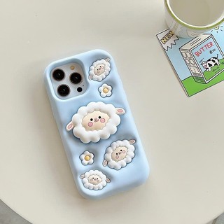Ốp lưng iphone Cừu có giá đỡ hot trend Cho 6plus/7plus/x/xs/xsm/11/12/13/14/15/16/pro/plus/promax RABBI SLC