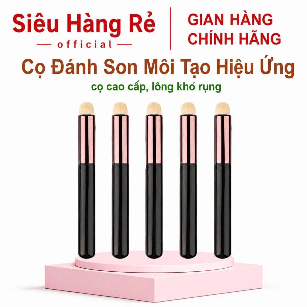 Combo 10 cọ trang điểm, cọ môi tán son trang điểm makeup nội địa trung