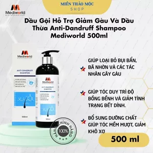Dầu Gội Ngăn Ngừa Gàu Và Dầu Thừa Anti-Dandruff Shampoo Mediworld 500ml