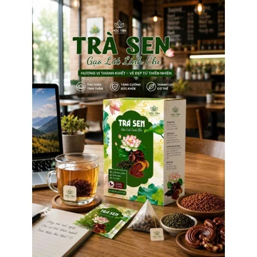 Trà Sen Gạo Lứt Linh Chi Premium – Trà Thảo Mộc Thanh Nhẹ, Quà Tặng Ý Nghĩa Cho Gia Đình