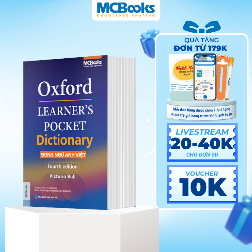 Sách - Oxford Learner's Pocket Dictionary - song ngữ Anh Việt