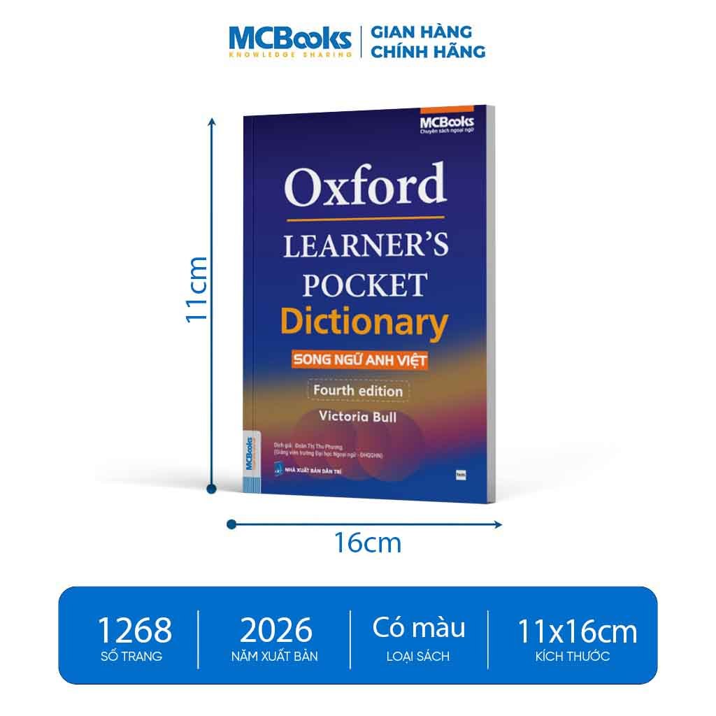 Sách - Oxford Learner's Pocket Dictionary - song ngữ Anh Việt