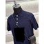 ⚡️[Hight Quality] Áo Polo Len \/ Nam Nữ Navy Blue Ready To - Điểm Nhấn Hoa To Phối Màu Cao Cấp
