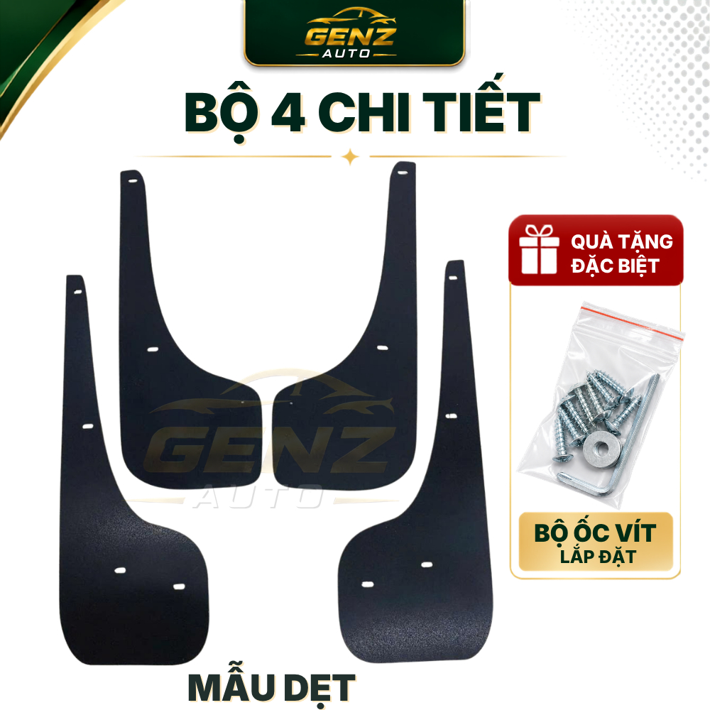 Chắn bùn xe Vinfast VF3 - Chắn Bùn không gây cạ gầm xe Cả bộ 4 bánh + kèm ốc bắt vít