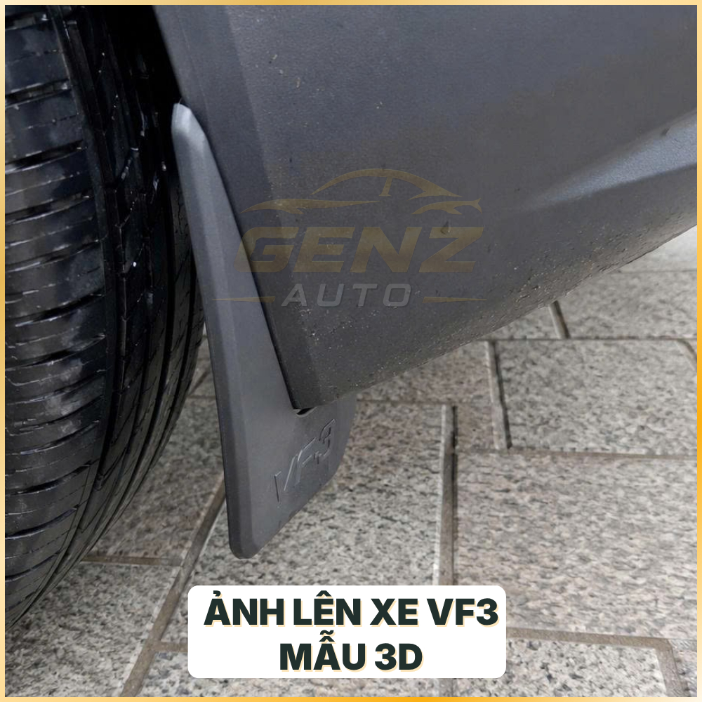 Chắn bùn xe Vinfast VF3 - Chắn Bùn không gây cạ gầm xe Cả bộ 4 bánh + kèm ốc bắt vít