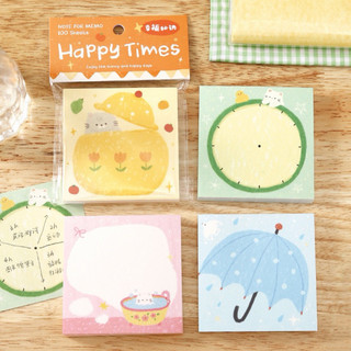 Little Stationery | Giấy Ghi Chú NoteFor Happy Times - Tệp 100 Tờ