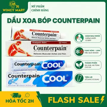 [Hàng Thái Lan] Cao, Dầu Xoa Bóp Counterpain Nóng - Lạnh Hỗ Trợ Xoa Bóp Giảm Đau Nhức Hiệu Quả - Wincy Mart