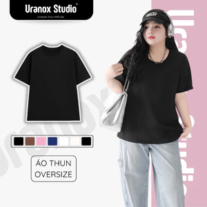 Áo Thun Nữ Bigsize Cổ Tròn Cotton Cao Cấp URANOX, Tôn Dáng, Thoải Mái Form Oversize