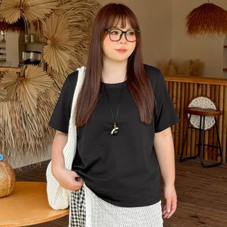 [50kg-90kg] Áo Thun Nữ Bigsize Cổ Tròn Cotton Cao Cấp URANOX, Tôn Dáng, Thoải Mái Form Oversize