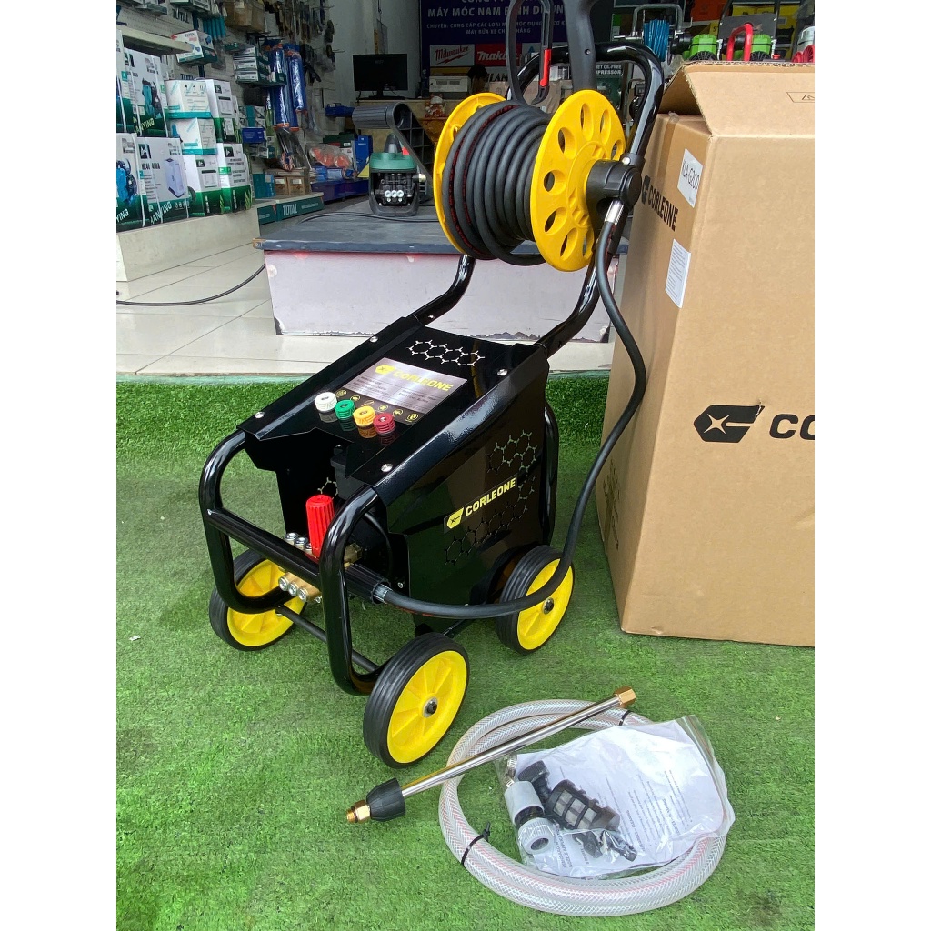 máy rửa xe g200 corleone bét rời công nghiệp có rulo bánh xe tiện lợi xịt rong rêu chuồn trại | BigBuy360 - bigbuy360.vn