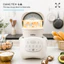 Nồi Cơm Điện Haatz 1.4L Lòng Nồi Ceramic Cao Cấp, 6 Chế Độ Nấu Thông Minh, Công Nghệ Hàn Quốc