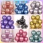 Set 50 Bóng Bay 10 inchs (26 cm) Siêu Nhũ Mạ Chrome Đủ Màu Nhà Bo, Bong Bóng Trang Trí Party Sự Kiện