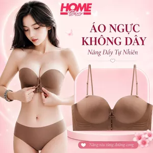 Áo ngực nữ không dây thiết kế đai chống trượt- Áo lót nâng ngực sexy đai bản to A806