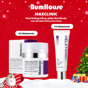 Kem Dưỡng Giảm Lão Hóa Maxclinic Time Return 5% Melatonin/ 7% Melatonin Liposome Melatoninshot Cream 50g