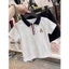 Set Đồ Bé Trai Polo Thêu Gấu,Áo Thun Cổ Bẻ+Quần Kaki Mùa Hè,Bộ Đồ Bé Trai Hàn Quốc Cotton 7-17kg A42