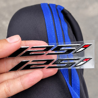 Tem Logo Sticker In Uv Lột Seal Trong Chữ Số 125i, 150i, 160i, Dán Xe Máy, Decal Bền Màu Chống Thấm Nước Tốt