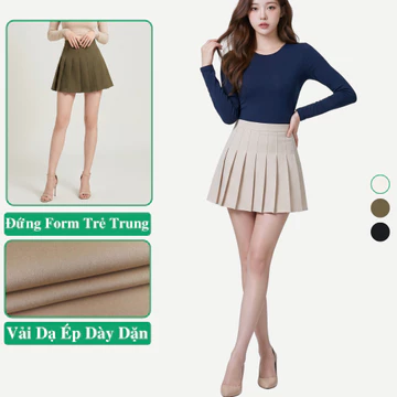 Pleated High-waist Skirt Tennis MADELA