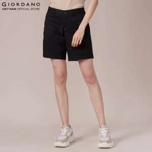 GIORDANO Quần Shorts Khaki Nữ 05403202