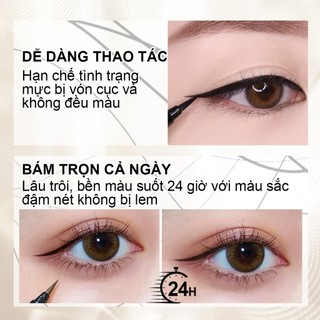 [Mua 1 Tặng 1] Bút Kẻ Mắt Nước Siêu Mảnh 0.7g - Chống Nước, Không Lem, Nhanh Khô, Bền Màu 24H