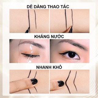 [Mua 1 Tặng 1] Bút Kẻ Mắt Nước Siêu Mảnh 0.7g - Chống Nước, Không Lem, Nhanh Khô, Bền Màu 24H