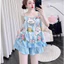 Đồ bộ nữ đồ mặc nhà,đồ ngủ tiểu thư, đồ đùi dễ thương, đồ xinh lụa Latin họa tiết cute hottrend[18].