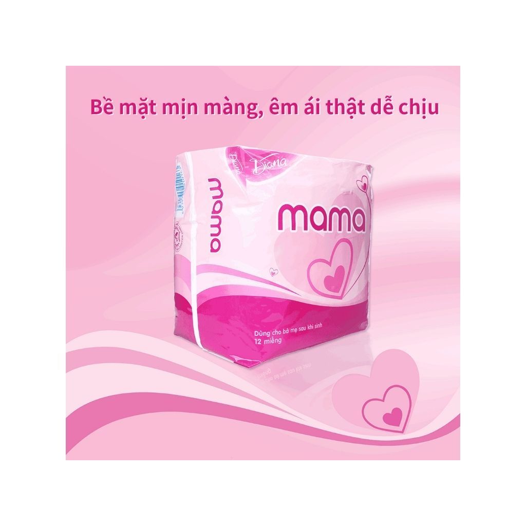 Băng vệ sinh Mama gói 12 miếng dành cho mẹ sau sinh