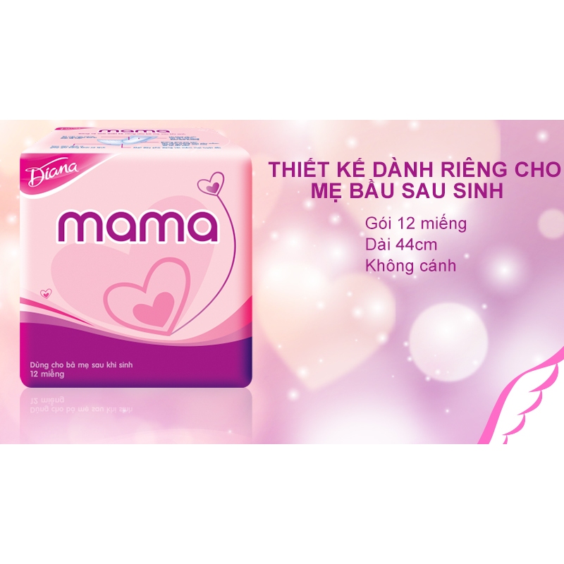 Băng vệ sinh Mama gói 12 miếng dành cho mẹ sau sinh