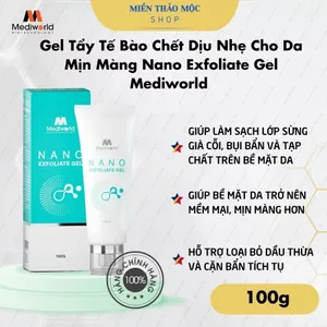 Gel Tẩy Tế Bào Chết Dịu Nhẹ Nano Exfoliate Gel Mediworld 100g