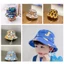 Mũ Chống Nắng Trẻ Em Dáng Tai Bèo In Hình Khủng Long Ngộ Nghĩnh - Nón Bucket Tròn Che Nắng Đi Biển Đi Chơi Cho Bé