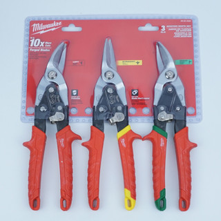 Kéo Cắt Tôn đa năng Milwaukee 48-22-4533, cắt thiếc, cắt thạch cao, thép, bảo vệ chống rỉ sét