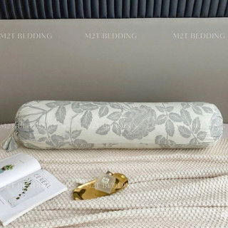 Vỏ gối ôm Lụa Thái M2T BEDDING cùng màu với ga giường của bộ chăn ga gối Kích Thước 70x100cm