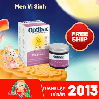 Men Vi Sinh Cho Mẹ Bầu Optibac Pregnancy – 12 Tỷ Lợi Khuẩn – Giảm Táo Bón – Cân Bằng Đường Ruột