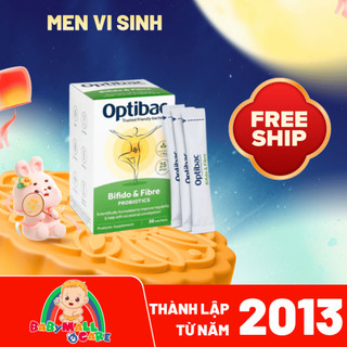 MEN VI SINH OPTIBAC PROBIOTICS BIFIDO FIBRE GIẢM TÁO BÓN BỔ SUNG CHẤT XƠ CHỨA 25 TỶ B. LACTIS BB-12®