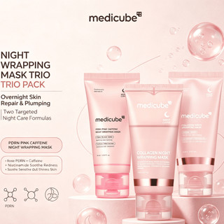 Mặt nạ ngủ Medicube Collagen Night Wrapping Mask 75ml/giúp cấp ẩm sâu và phục hồi da qua đêm