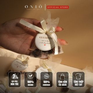 Túi treo sáp thơm Bông hoa, Hương thơm tinh dầu, Treo tủ quần áo - Treo xe, Túi hoa sáp thơm - ONIÕ