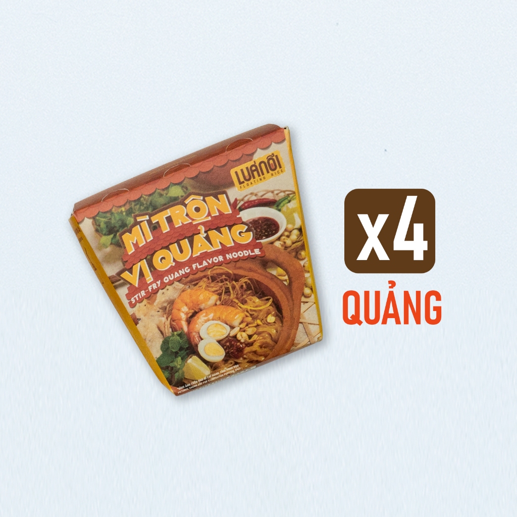 [COMBO ĂN THỬ] 4 Vị Mì Lúa Nổi – Deal Trải Nghiệm