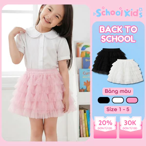 Chân Váy Công Chúa Bé Gái Ren Tutu 5 Tầng Mềm Mại Xòe Bồng Đáng Yêu