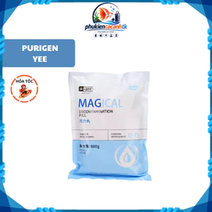 PURIGEN YEE LÀM TRONG NƯỚC HỒ CÁ, KHỬ MÀU LŨA THỦY SINH.